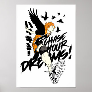 Best Anime Quotes Chase Your Dreams Poster
