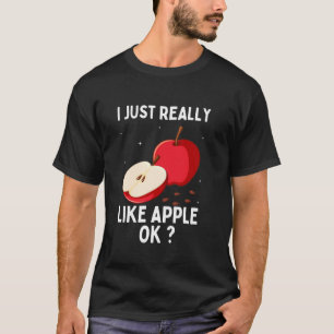 Best Apple Art For Men Women Kids Apple Picking Fr T-Shirt