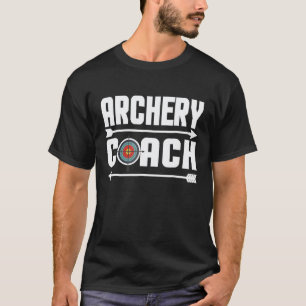 Best Archery Coach Archer Target Board Teacher T-Shirt