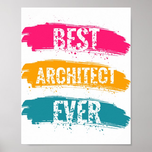 Best Architect Ever Poster (Front)