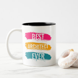 Best Architect Ever Two-Tone Coffee Mug
