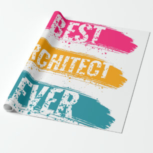 Best Architect Ever Wrapping Paper