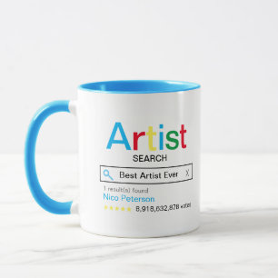 Best Artist Ever Search engine Result With name Mug