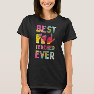 Best ASL Teacher Ever T-Shirt