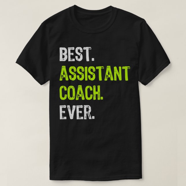 Best ASSISTANT COACH Ever Pullover  (Design Front)