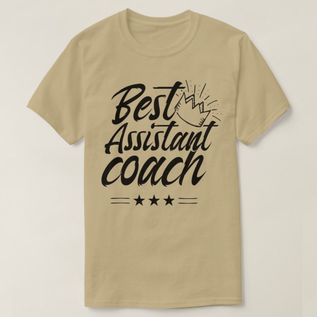 Best Assistant Trainer T-Shirt (Design Front)