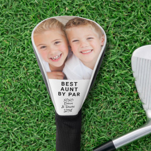 Best Aunt By Par Photo Golf Head Cover