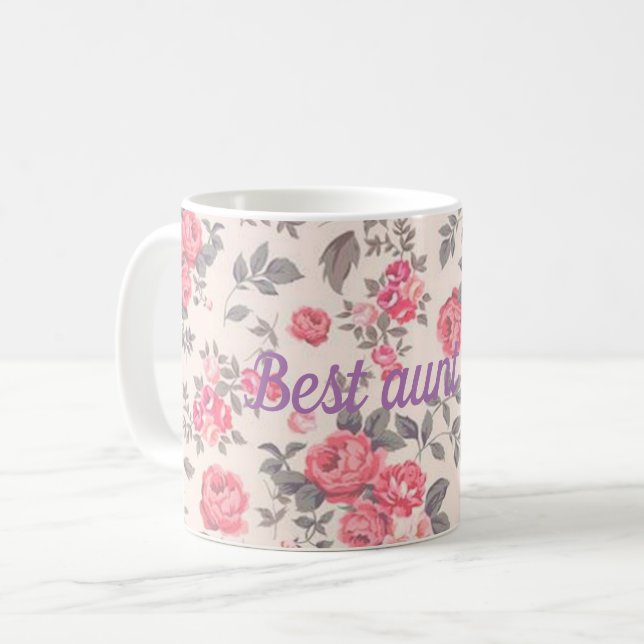 Best aunt ever coffee mug (Front Left)