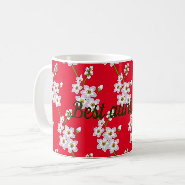 Best aunt ever coffee mug (Front Left)