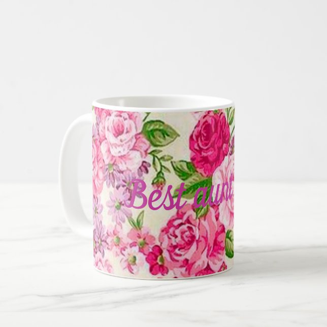 Best aunt ever coffee mug (Front Left)