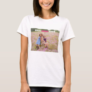 Best Aunt Ever Custom Photo T-Shirt
