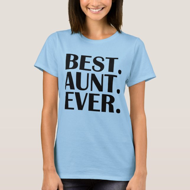 Best Aunt Ever funny women's tank top (Front)