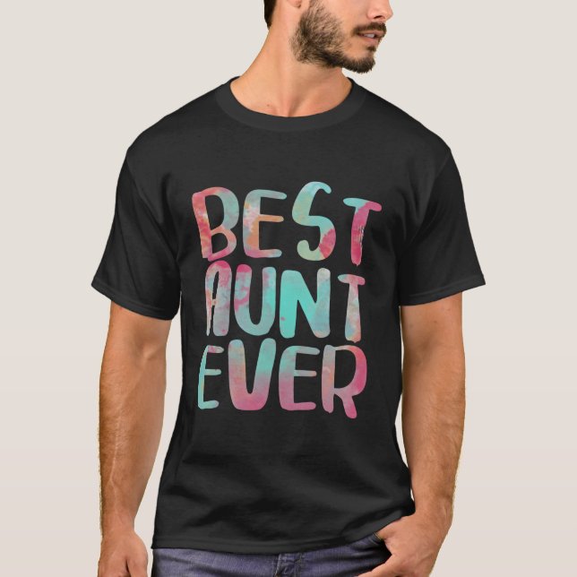 Best Aunt Ever T-Shirt Auntie Shirt (Front)