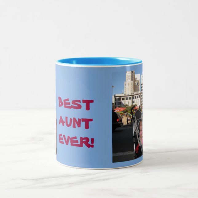 Best aunt ever Two-Tone coffee mug (Center)