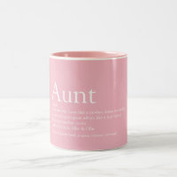 Best Aunt Fun Pink Definition Quote