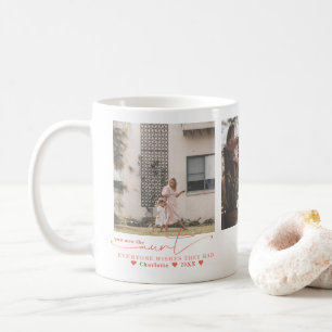 Best Aunt   Hand Written Three Photo Collage Coffee Mug