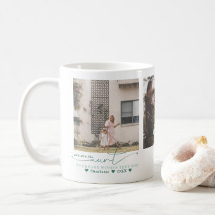 Best Aunt   Hand Written Three Photo Collage Coffee Mug