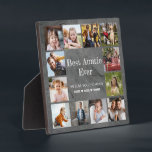 Best Auntie Ever 12 Photo Collage  Plaque<br><div class="desc">Best Auntie Ever 12 Photo Collage plaque
Create your own photo collage board with 12 of your favorite photos with a white background. Customize with photos of grandchildren. Makes a treasured keepsake gift for grandma on birthday,  mother's day,  grandparent's day,  etc.</div>