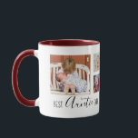Best Auntie Ever 6 Photo Collage White Mug<br><div class="desc">Two larger photos and four smaller square photo collage best auntie ever design template. Different colours can be found in my shop. Easy to change out the photos! Just pick your favourite images and use the customise options.</div>