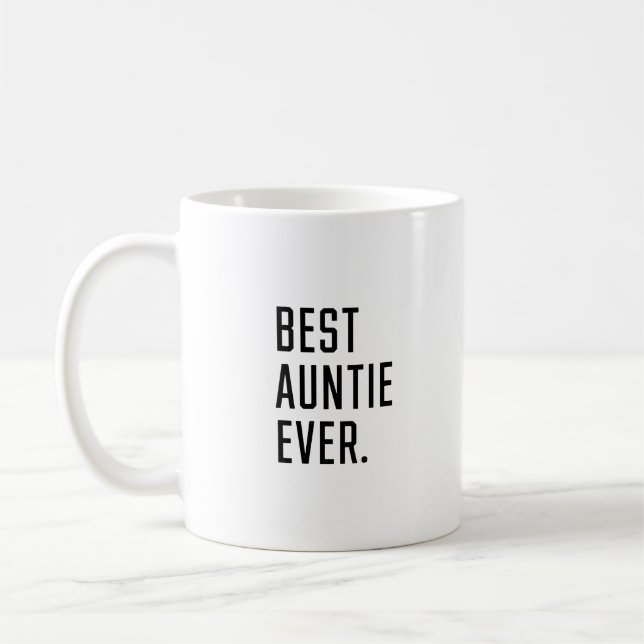 Best Auntie Ever Coffee Mug (Left)