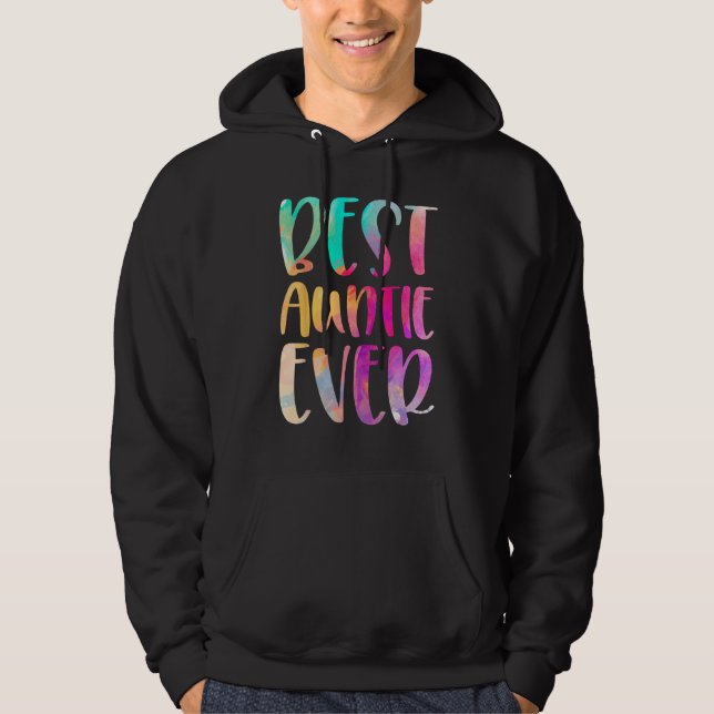 Best Auntie Ever Mother s Day Hoodie (Front)
