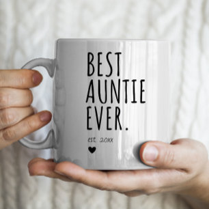 Best Auntie Ever - Personalized Year Coffee Mug