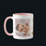 Best Auntie Ever Pink And Gold 2 Photo Keepsake   Mug<br><div class="desc">Best auntie ever photo mug to personalise with 2 photos. Makes a great gift for birthday, mother's day and holidays.</div>