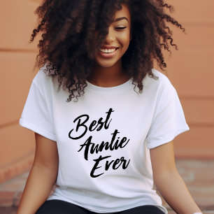 Best Auntie Ever Tri-Blend Shirt