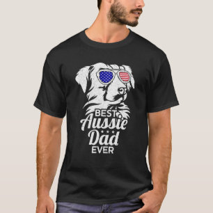 Best Aussie Dad Ever Australian Shepherd T-Shirt