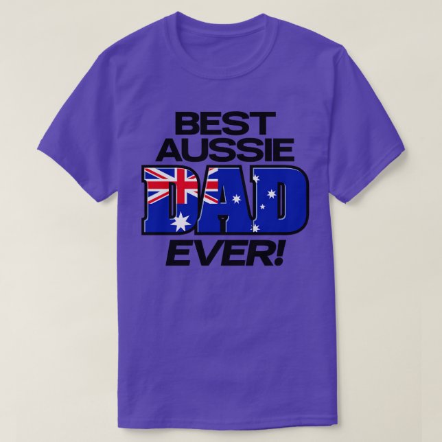 BEST AUSSIE DAD T-Shirt (Design Front)