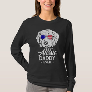 Best Aussie Daddy Ever Australian Shepherd T-Shirt
