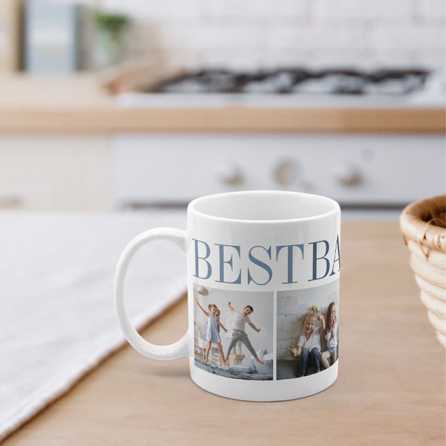 Best Baba Ever 4 Photo Collage Grandpa Coffee Mug (Creator Uploaded)