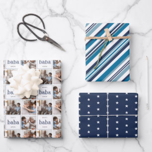 Best Baba Ever Father's Day Coordinating Wrapping Paper Sheet