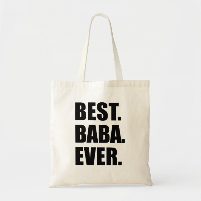 Best Baba Ever Ukrainian Grandmother Tote Bag (Front)