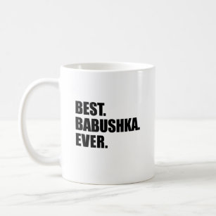 Best Babushka Ever Russian Grandmother Mug