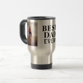 Best Bad Ever Father`s Day 2 Photo Collage  Travel Mug (Front Left)