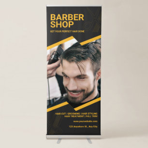 Best Barber Shop Retractable Banner