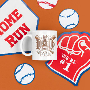 Best Baseball Dad Ever Father's Day Coffee Mug