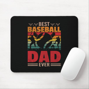 Best Baseball Dad Ever Mouse Mat