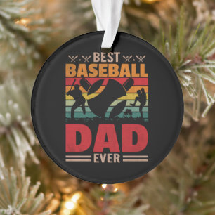 Best Baseball Dad Ever Ornament