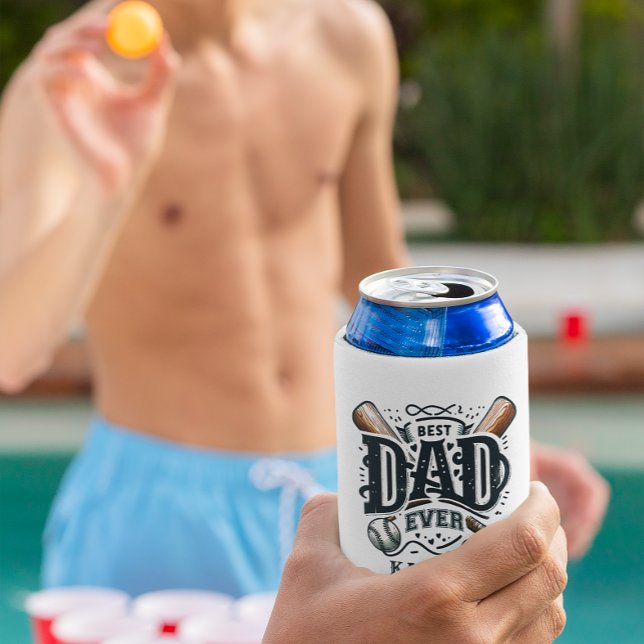 Best Baseball Dad Ever Seltzer Can Cooler (Creator Uploaded)