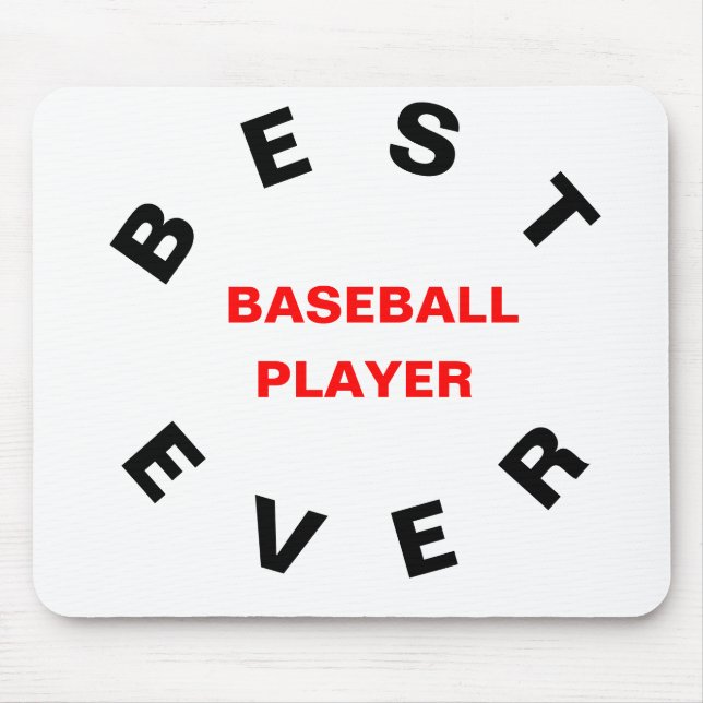 Best Baseball Player Ever Mouse Mat (Front)