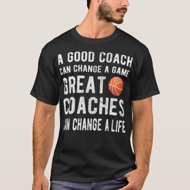 Best Basketball Coach Gifts Basketball Coaching ba T-Shirt (Front)