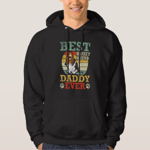 Best Basset Hound Dog Daddy Ever Father Day Dad So Hoodie