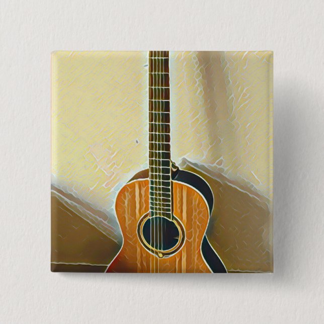 Best bassist ever 15 cm square badge (Front)