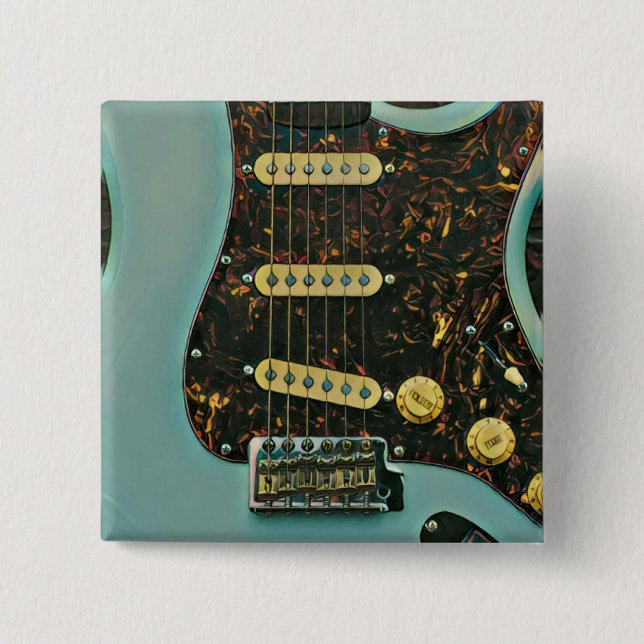 Best bassist ever 15 cm square badge (Front)