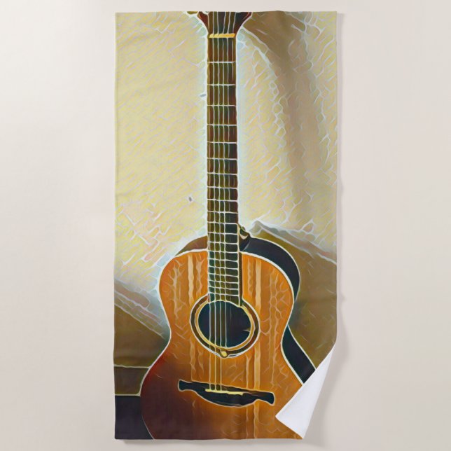 Best bassist ever beach towel (Front)