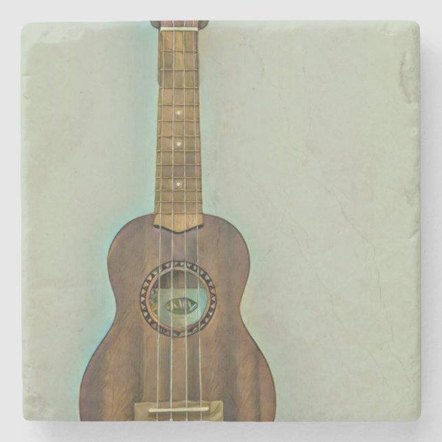 Best bassist ever stone coaster (Front)