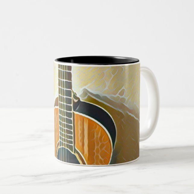 Best bassist ever Two-Tone coffee mug (Front Right)