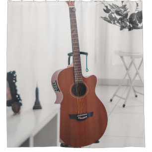 Best Bassist Gift Shower Curtain